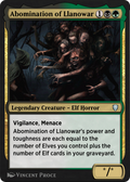 Abomination of Llanowar (HA4-020) - Historic Anthology 4