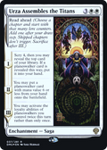 Urza Assembles the Titans (PRE-037) - Dominaria United Promos Foil