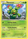Maractus 010  - Reverse Holofoil XY  Flashfire - Uncommon