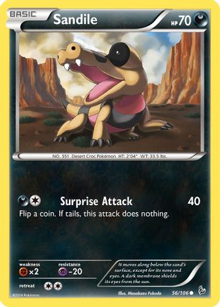 Sandile 056  XY  Flashfire - Common