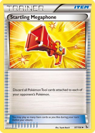 Startling Megaphone 097  XY  Flashfire - Uncommon