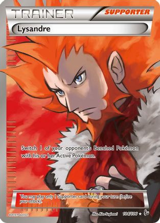 Lysandre (104 Full Art) (104 Full Art) 104  - Holofoil XY  Flashfire - Ultra Rare