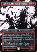 Solphim, Mayhem Dominus (Showcase) (ONE-312) - Phyrexia: All Will Be One: (Showcase) (Borderless) Foil