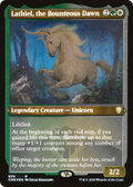 Lathiel, the Bounteous Dawn (Foil Etched) (CMR-605) - Commander Legends Etched Foil