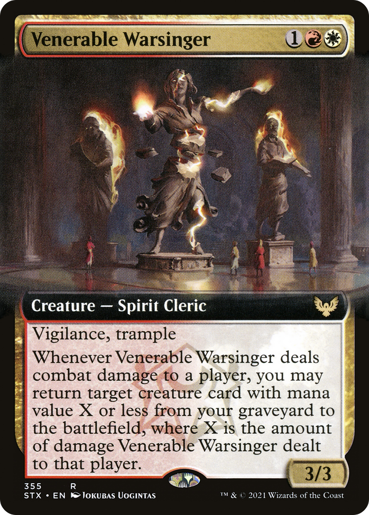 Venerable Warsinger (Extended Art) (STX-355) - Strixhaven: School of Mages: (Extended Art)
