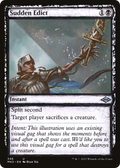 Sudden Edict (Showcase) (MH2-346) - Modern Horizons 2: (Showcase) Foil