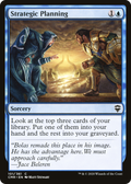 Strategic Planning (CMR-101) - Commander Legends Foil