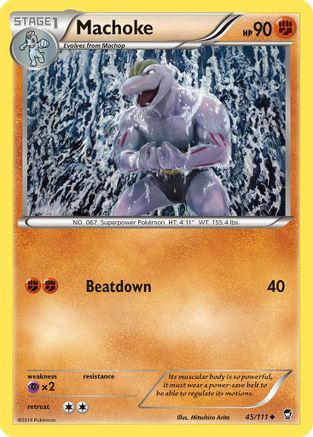 Machoke 045/111  XY  Furious Fists - Uncommon