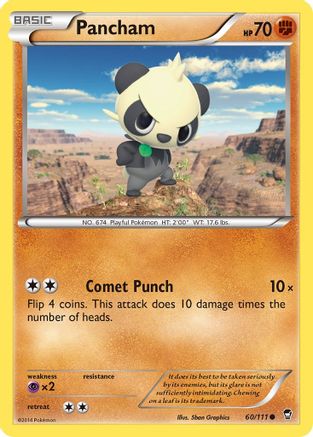 Pancham (60) (60) 060  XY  Furious Fists - Common