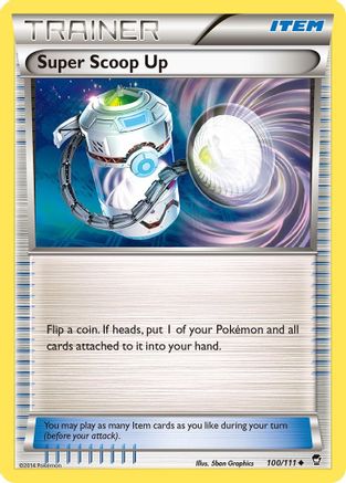 Super Scoop Up 100  - Reverse Holofoil XY  Furious Fists - Uncommon
