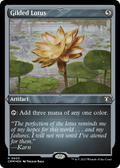 Gilded Lotus (CMM-605) - Commander Masters Etched Foil