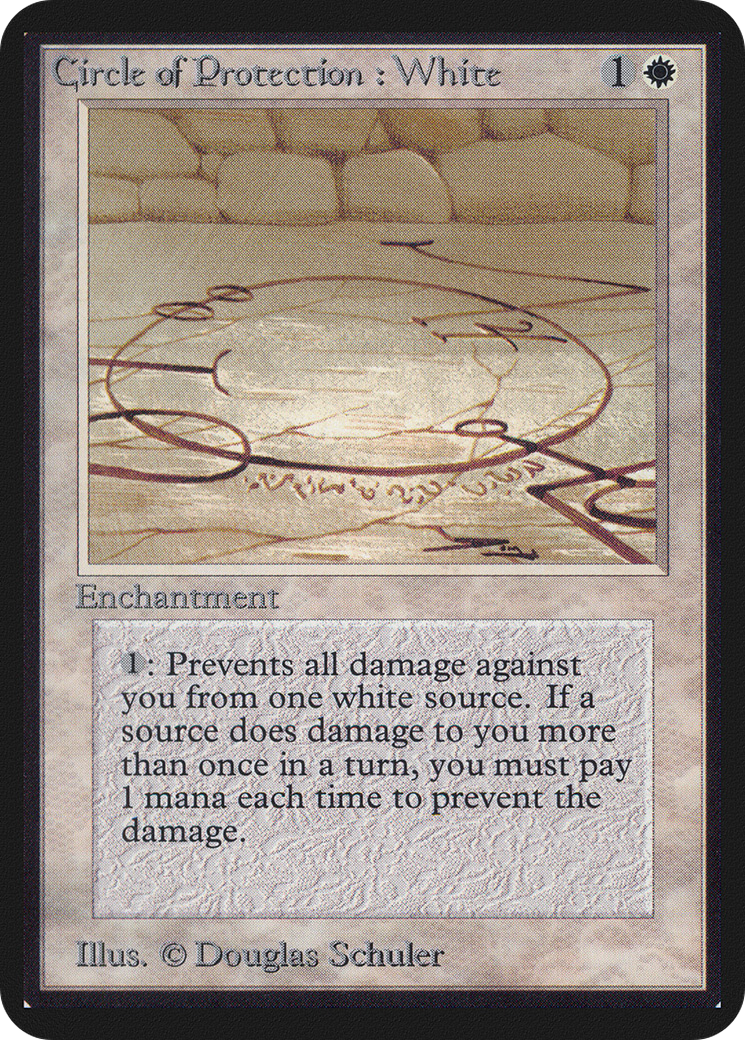 Circle of Protection: White (LEA-) - Limited Edition Alpha