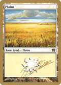Plains (332) - 2004 Julien Nuijten (8ED) (WCD-) - World Championship Decks 2004