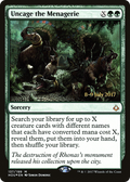 Uncage the Menagerie (PRE-137) - Hour of Devastation Promos Foil