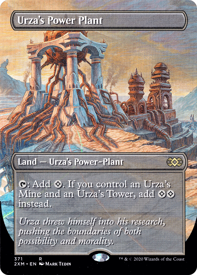 Urza's Power Plant (Borderless) (2XM-371) - Double Masters
