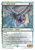 Ice-Fang Coatl (White Border) (MB2-083) - Mystery Booster 2: (snow)