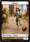 Human Token (ELD-002) - Throne of Eldraine Tokens