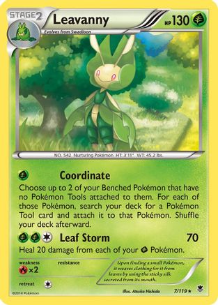 Leavanny 007  XY  Phantom Forces - Rare