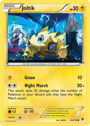 Joltik 026  XY  Phantom Forces - Common