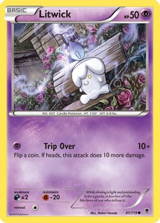 Litwick 041  XY  Phantom Forces - Common