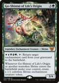 Go-Shintai of Life's Origin (NEC-037) - Neon Dynasty Commander: (enchantment) Foil