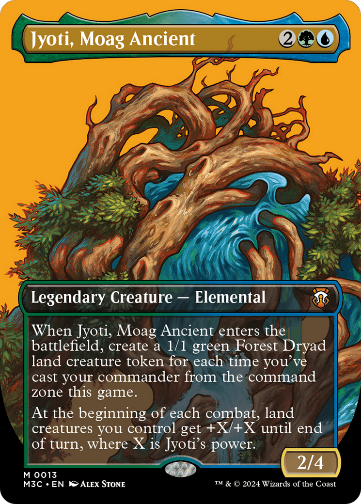 Jyoti, Moag Ancient (Borderless) (M3C-013) - Modern Horizons 3 Commander Foil