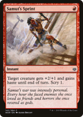 Samut's Sprint (WAR-142) - War of the Spark Foil