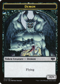 Demon (*/*) // Zombie (Black) Double-sided Token (C14-12 // 16) - Commander 2014 Tokens