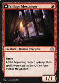 Village Messenger // Moonrise Intruder (SIR-184) - Shadows over Innistrad Remastered