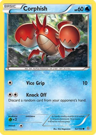 Corphish  - Reverse Holofoil XY  Primal Clash - Common