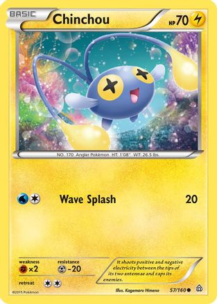 Chinchou  - Reverse Holofoil XY  Primal Clash - Common