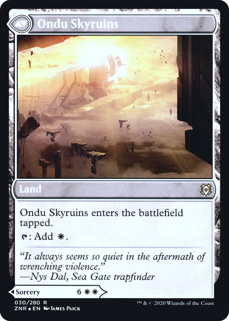 Ondu Inversion (PRE-30S) - Zendikar Rising Promos Foil