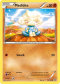 Meditite 079  - Reverse Holofoil XY  Primal Clash - Common