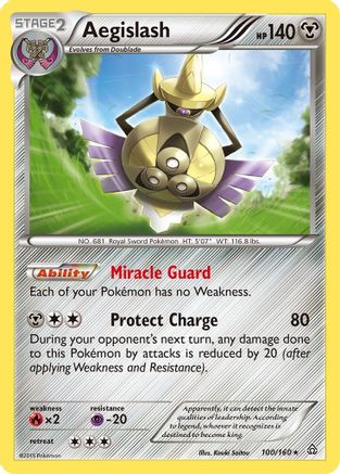 Aegislash  - Holofoil XY  Primal Clash - Holo Rare