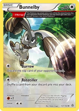 Bunnelby (Omega) 121  XY  Primal Clash - Uncommon