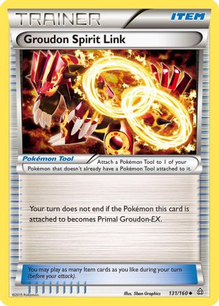 Groudon Spirit Link 131  XY  Primal Clash - Uncommon