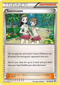 Teammates 141  - Reverse Holofoil XY  Primal Clash - Uncommon