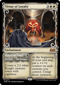 Virtue of Loyalty (Showcase) (WOE-277) - Wilds of Eldraine: (Showcase)