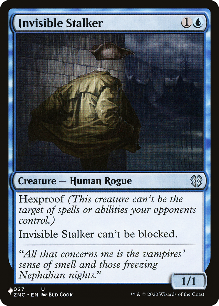 Invisible Stalker (ZNC) (LIST-027) - The List