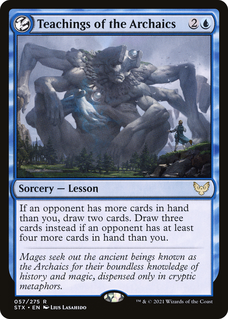 Teachings of the Archaics (STX-057) - Strixhaven: School of Mages: (lesson) Foil
