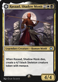 Rasaad, Shadow Monk (HBG-04B) - Alchemy Horizons: Baldur's Gate