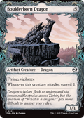 Boulderborn Dragon (Showcase) (TDM-323) - Tarkir: Dragonstorm: (Showcase) Foil