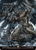 Astral Titan - Primeval Titan (Showcase) (FCA-048) - FINAL FANTASY: Through the Ages / Astral Titan (Borderless) Foil