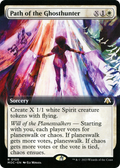 Path of the Ghosthunter (Extended Art) (MOC-105) - March of the Machine Commander: (Extended Art) Foil
