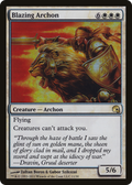 Blazing Archon (GRV-011) - Premium Deck Series: Graveborn Foil