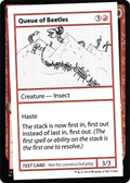 Queue of Beetles (No PW Symbol) (CMB1-) - Mystery Booster Playtest Cards 2021
