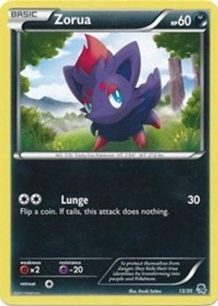 Zorua (#23)  BW Trainer Kit Excadrill & Zoroark - Common