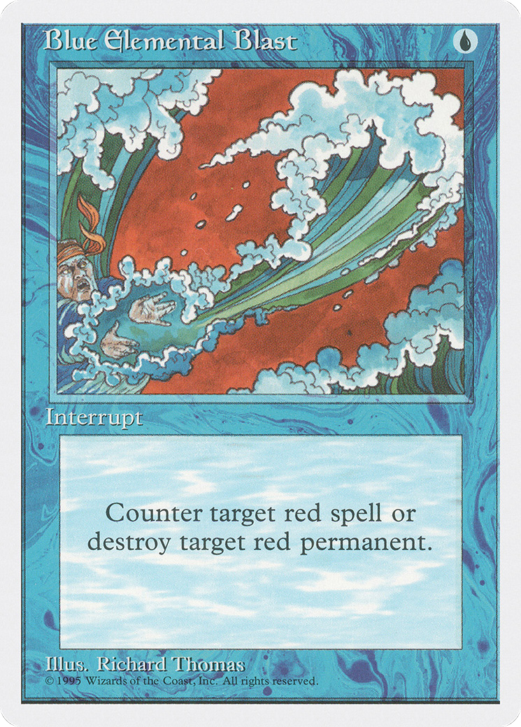 Blue Elemental Blast (4ED-) - Fourth Edition