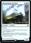 Harmonious Archon (PRE-017) - Throne of Eldraine Promos Foil