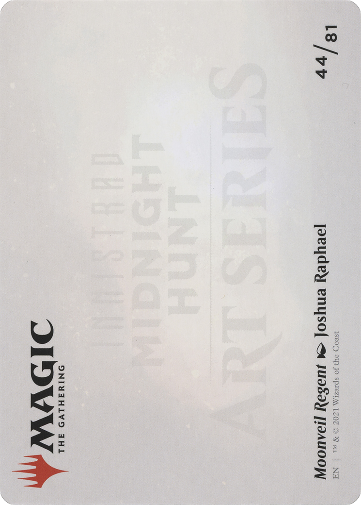 Moonveil Regent // Moonveil Regent (AMID-044) - Midnight Hunt Art Series (Borderless) Foil